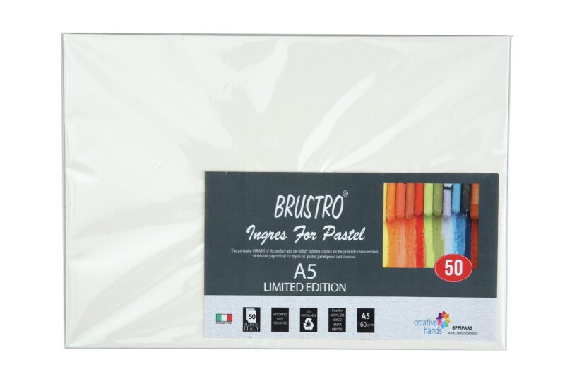 Brustro Artist's Pastel Papers, A5 Size, 160 GSM, Assorted Soft, 50 Sheets - Image 3