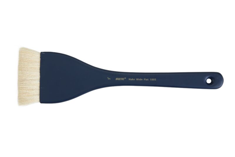 Brustro Artists Hake Flat Watercolour Brush Series 1005 - Size - 3" - Image 2