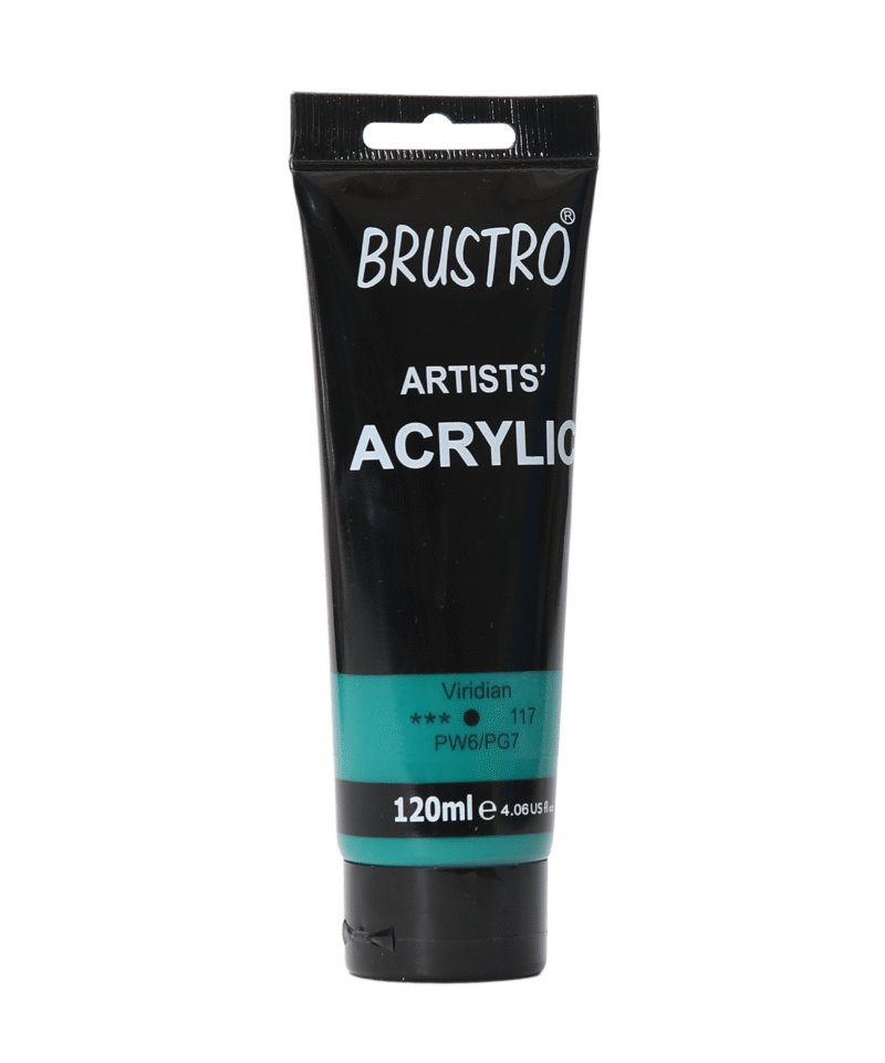 Brustro Artists' Acrylic 120ml Viridian - Image 4