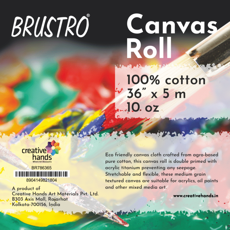 Brustro Cotton Canvas Rolls 786 36" X 5 mtr