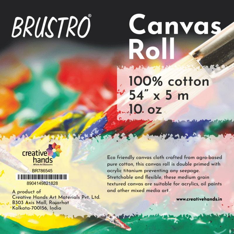 Brustro Cotton Canvas Rolls 786 54" X 5 mtr