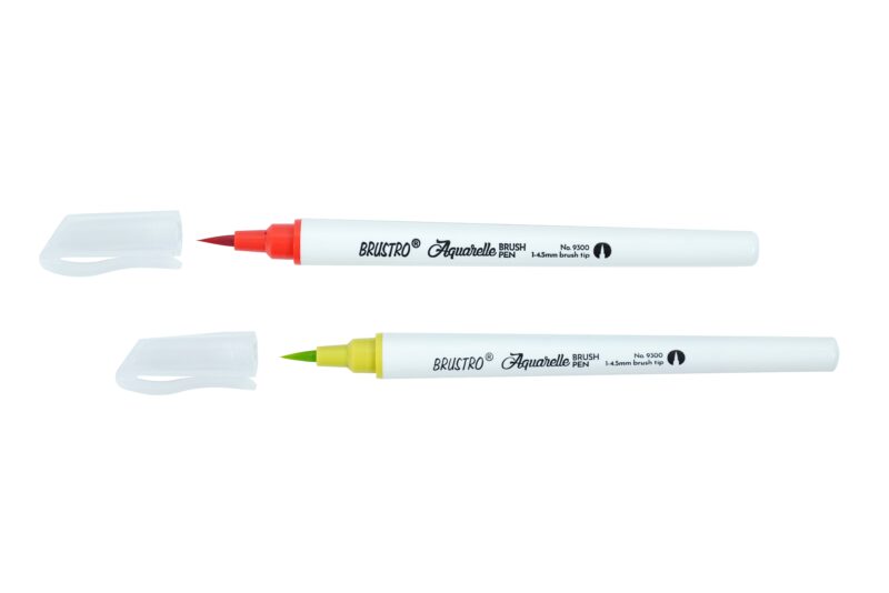 BRUSTRO Aquarelle Brush Pen | Set of 24 | Refillable, Art Markers for Students, Adults, Colouring Pens, Colors, Art Supplies, Paint, Pastel, Doodling, Marker, Drawing, Calligraphy - Image 3