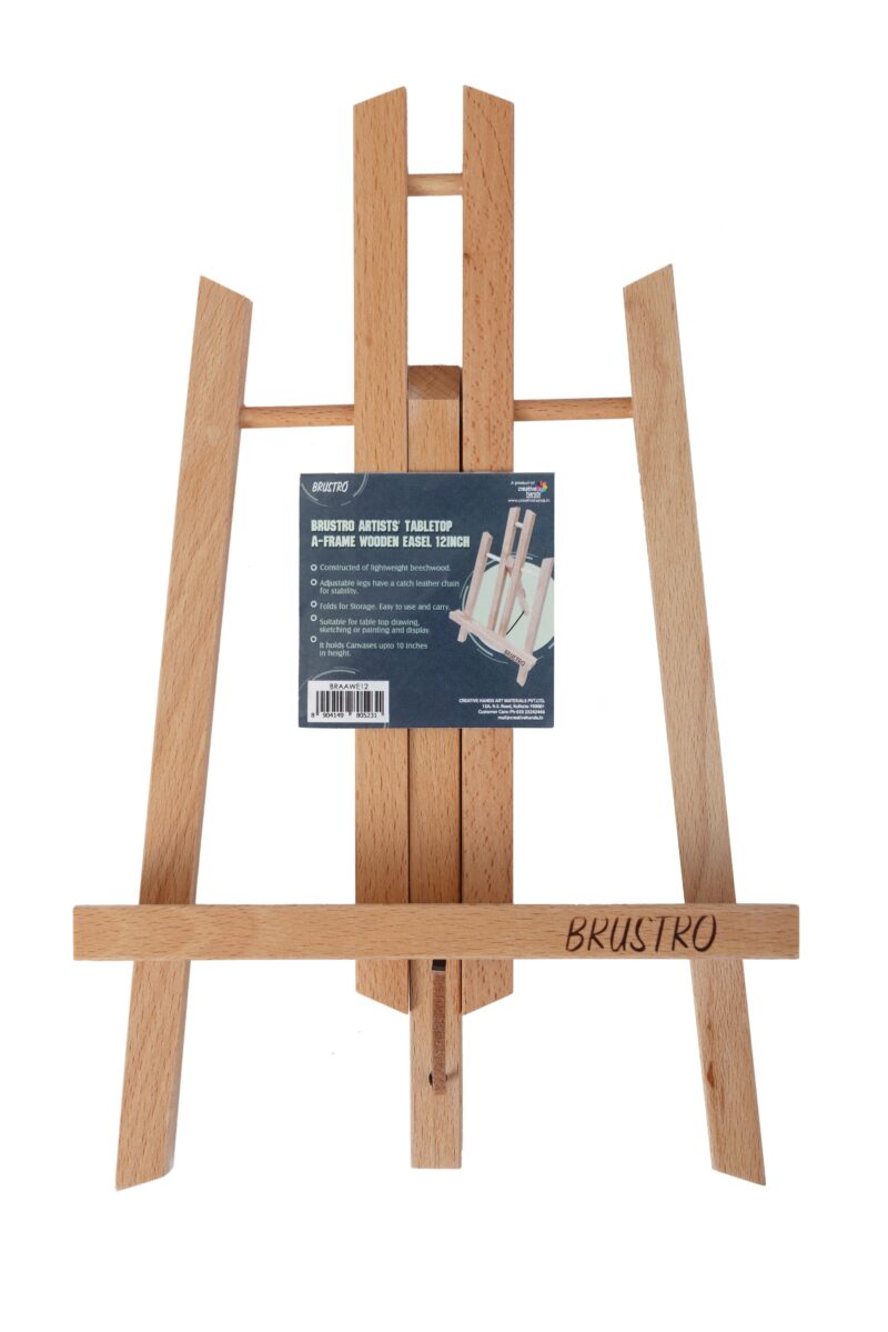 Brustro Artists' Tabletop A-Frame Wooden Easel 12inch - Image 9