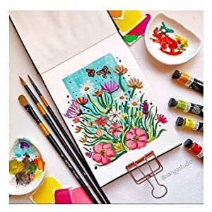 BRUSTRO Artist's Acrylic Colour | Set of 12 Colors X 12ml Tubes | Ideal for Students and Adults, DIY, Rich Pigment, Non-Craking Paint for Canvas, Wood, Leather, Portrait, Pouring Medium Art - Image 6