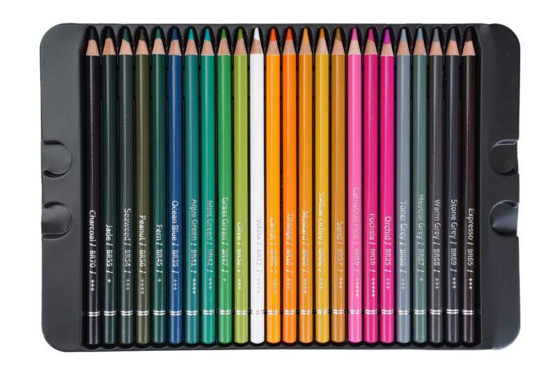BRUSTRO Artists Colour Pencil | 6B, Set of 72 (in an Elegant tin Box) | Ideal for Students,Adults,Multiple Colors,Bright,Vibrant,Fade Resistant,DIY Art,Highly Pigmented, School, Safe use for Children - Image 5