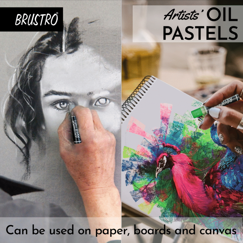 BRUSTRO Artist Oil pastel set of 24 (Regular) - Image 6
