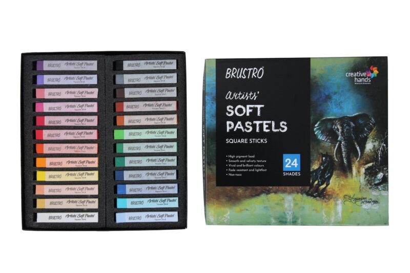 Brustro Artists' Soft Pastels Set of 24 - Image 10