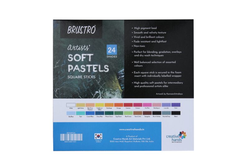 Brustro Artists' Soft Pastels Set of 24 - Image 7