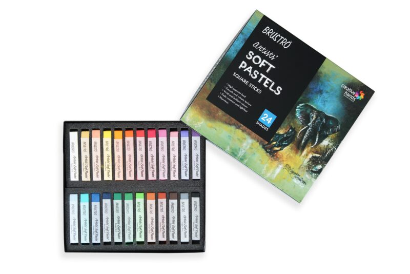 Brustro Artists' Soft Pastels Set of 24 - Image 8
