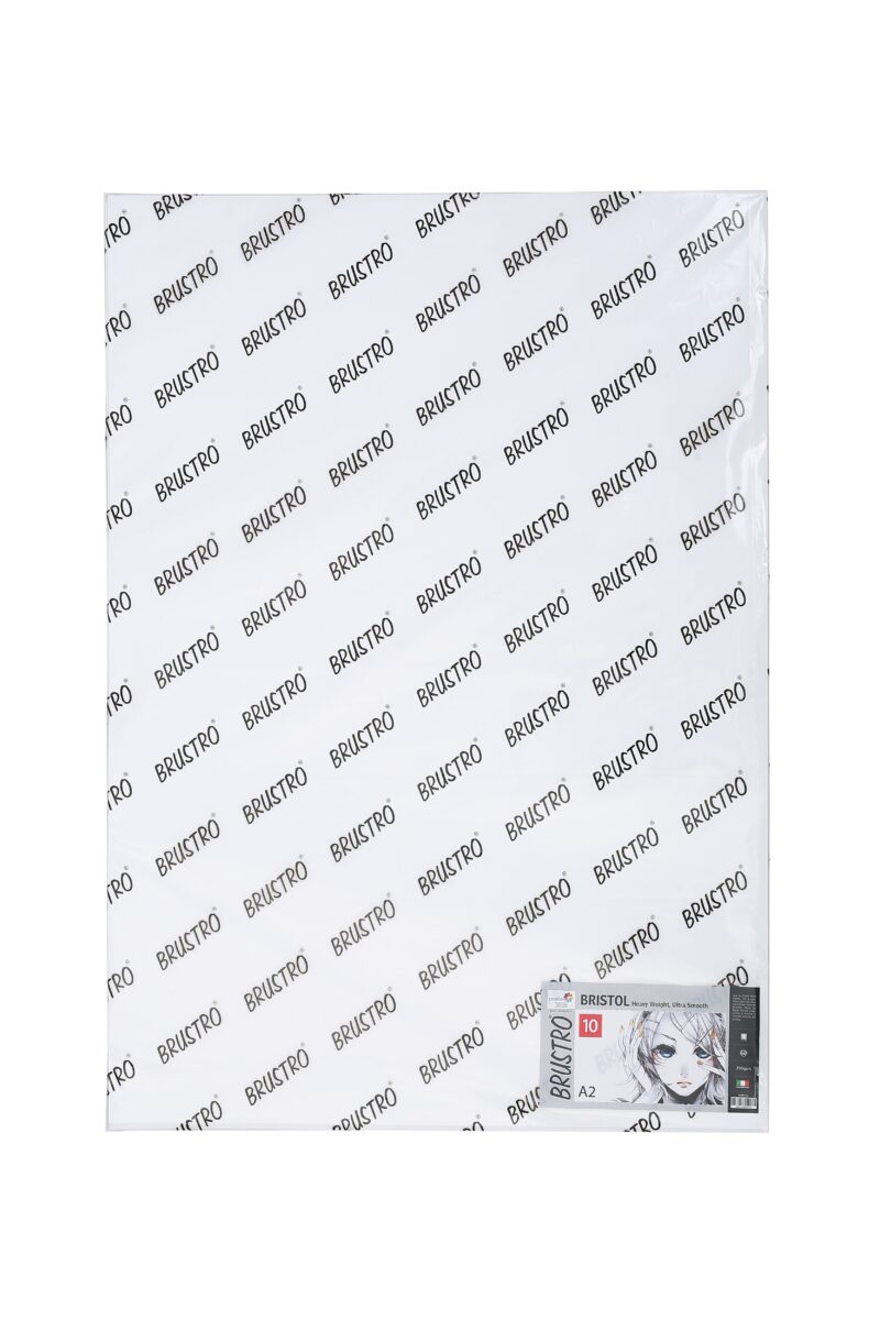 Brustro Bristol Ultra Smooth Paper 250 GSM, Size - A2, 10 Sheets - Image 4
