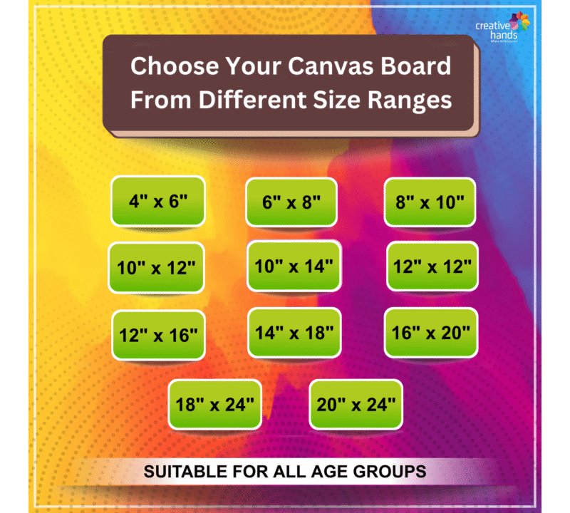 Brustro Canvas Board Medium Grain 4"X6" (Pack of 6) - Image 4