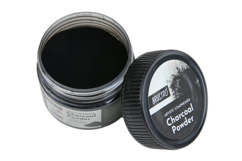 Brustro Artists' Compressed Charcoal Powder 100 ml - Image 3