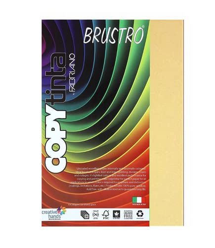 BRUSTRO Copytinta Coloured Craft Paper A4 Size 80 GSM Pastel Green Shade, 30 Sheets Pack. Double Side Coloured for Office Printing, Art, Origami, Craft. VERDE CHIARO - Image 8