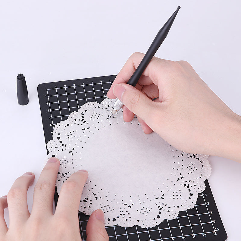 Brustro Crafter Pen Knife with Embossing Stylus 8 Blade refills included - Image 10