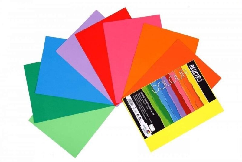 Brustro CRAFT Paper 220 GSM A4 Assorted ( pack of 2 ) - Image 2