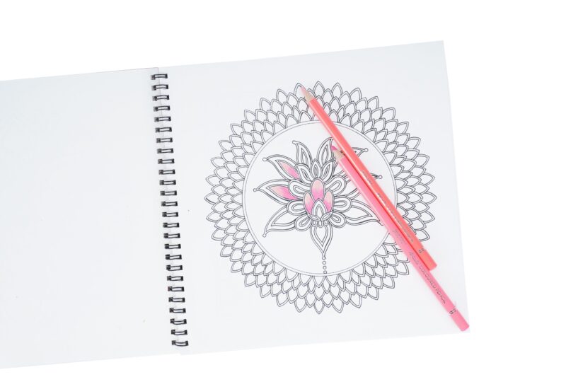 Brustro DIY Mandala Colouring Book 9” x9” 160gsm with 25 Art work - Image 5