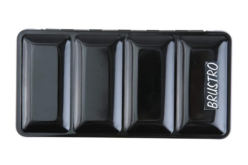 Brustro Empty Watercolour 48 Half Pan Metal Box (Pans Included) - Image 7
