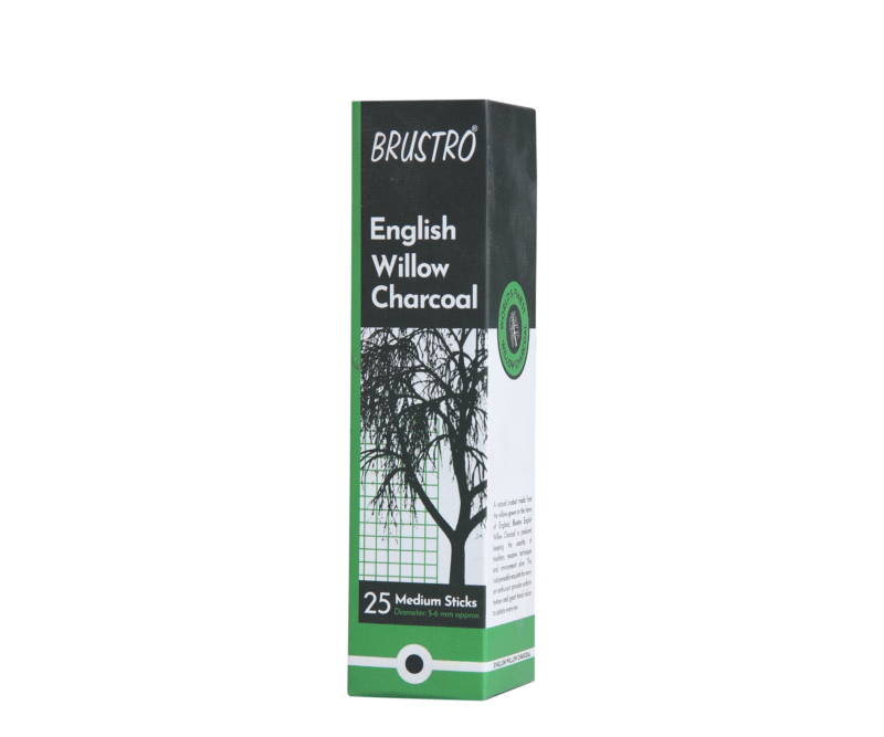 Brustro English Willow Charcoal Medium (25 Sticks) - Image 3