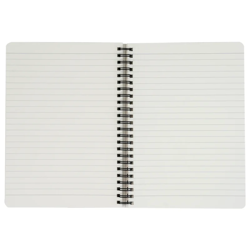 BRUSTRO Inspire A5 Size, 1 Subject Ruled Notebook, 80 sheets / 160 pages, 70 gsm ivory paper, Black cover