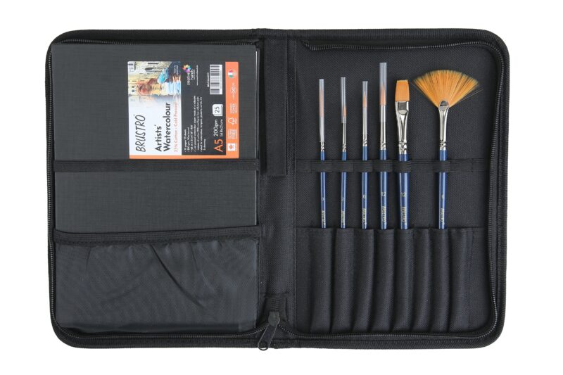 Brustro Artists Watercolour Travel Brush Set A - Image 3