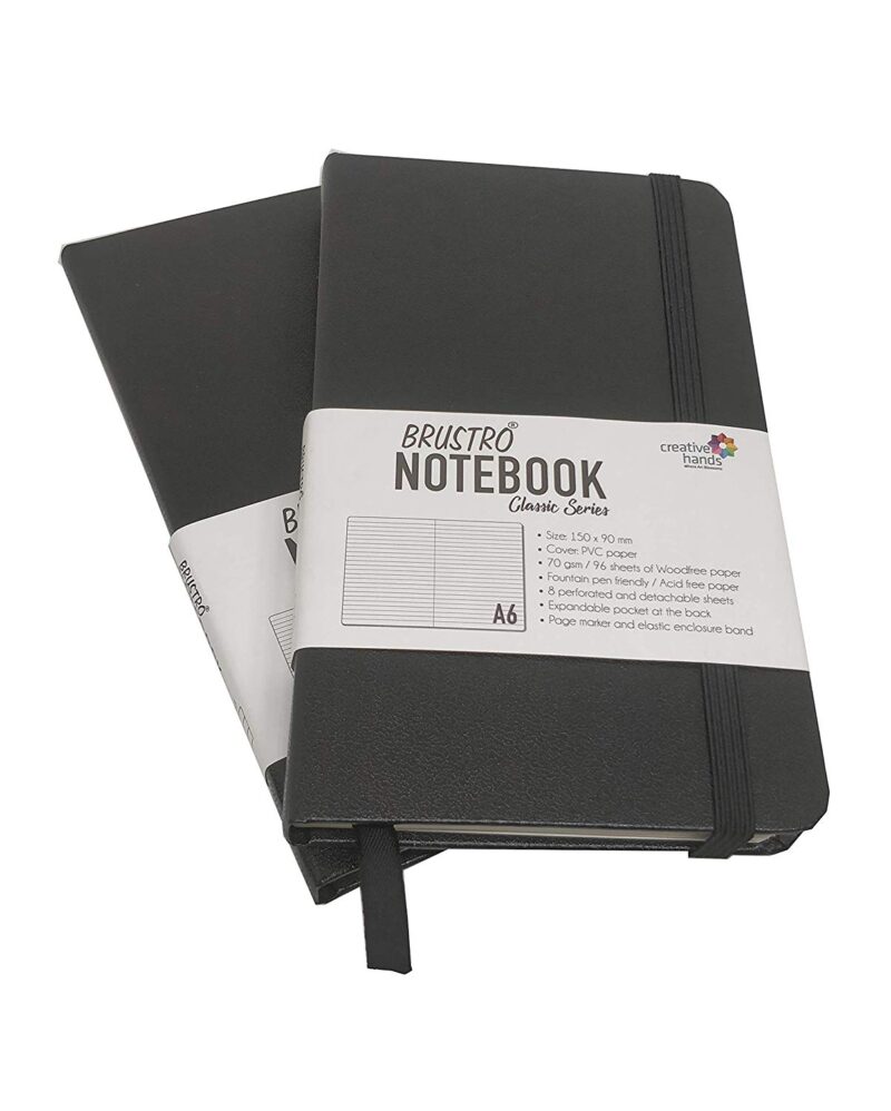 BRUSTRO NOTEBOOK CLASSIC SERIES TWIN PACK A6 - Image 10
