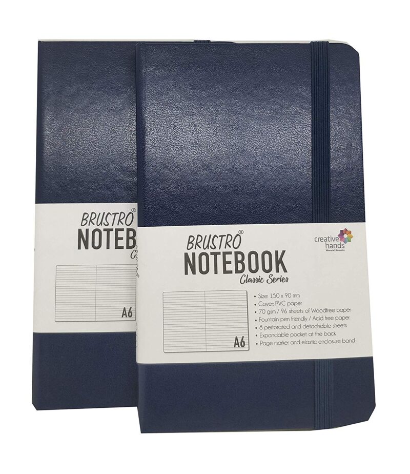 BRUSTRO NOTEBOOK CLASSIC SERIES TWIN PACK A6 - Image 5