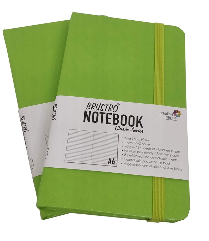 BRUSTRO NOTEBOOK CLASSIC SERIES TWIN PACK A6 - Image 4