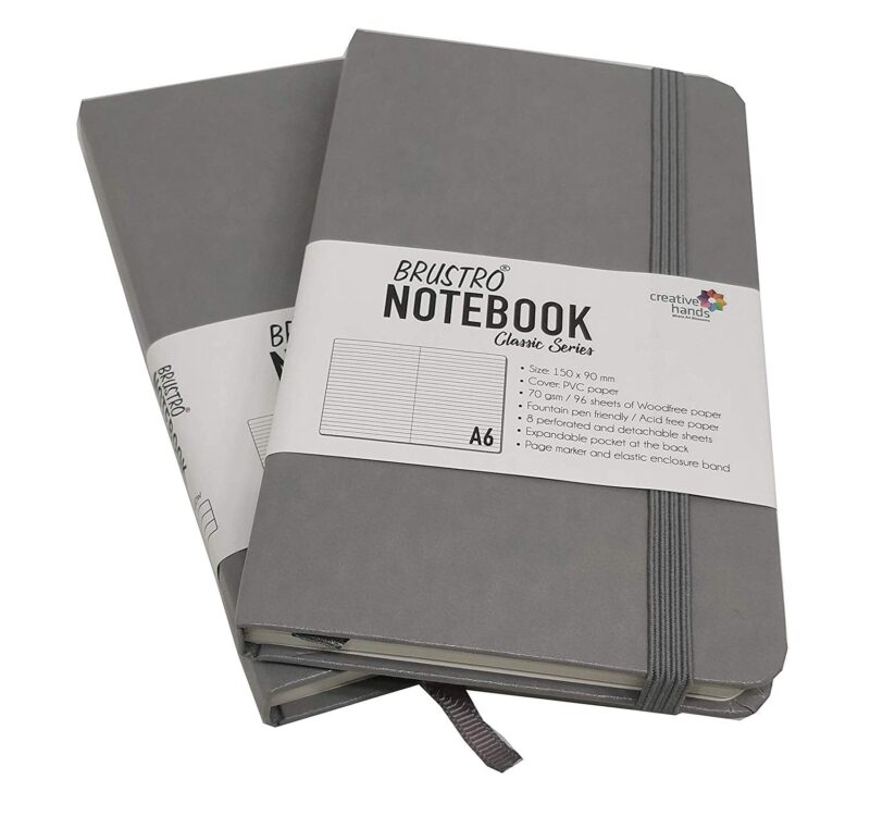 BRUSTRO NOTEBOOK CLASSIC SERIES TWIN PACK A6 - Image 3