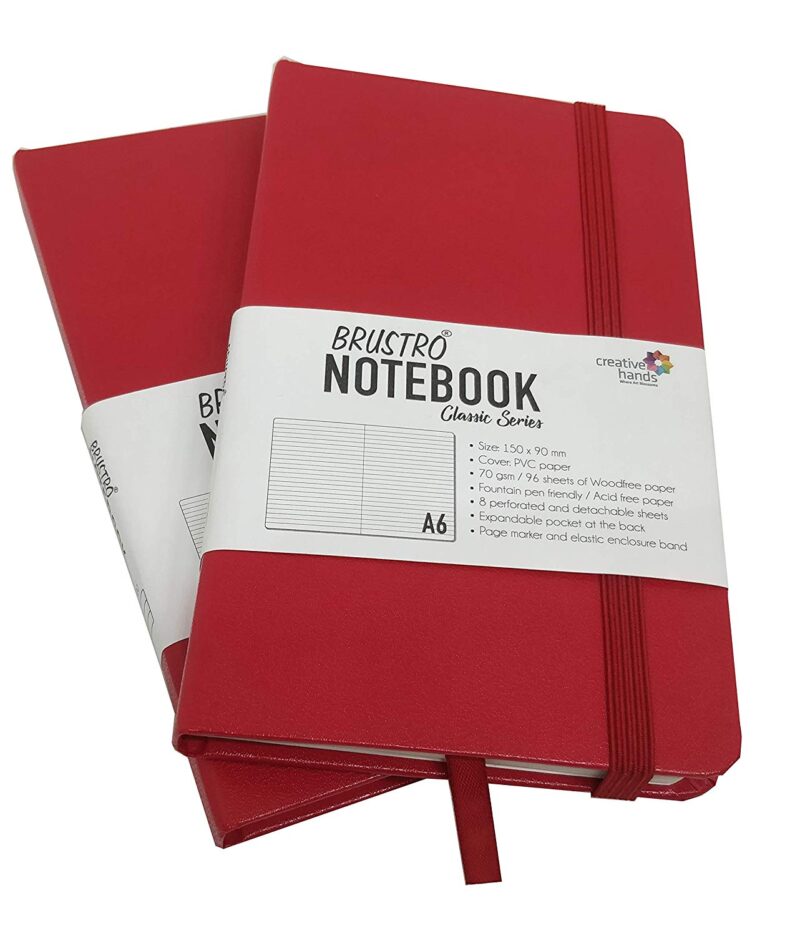 BRUSTRO NOTEBOOK CLASSIC SERIES TWIN PACK A6 - Image 2