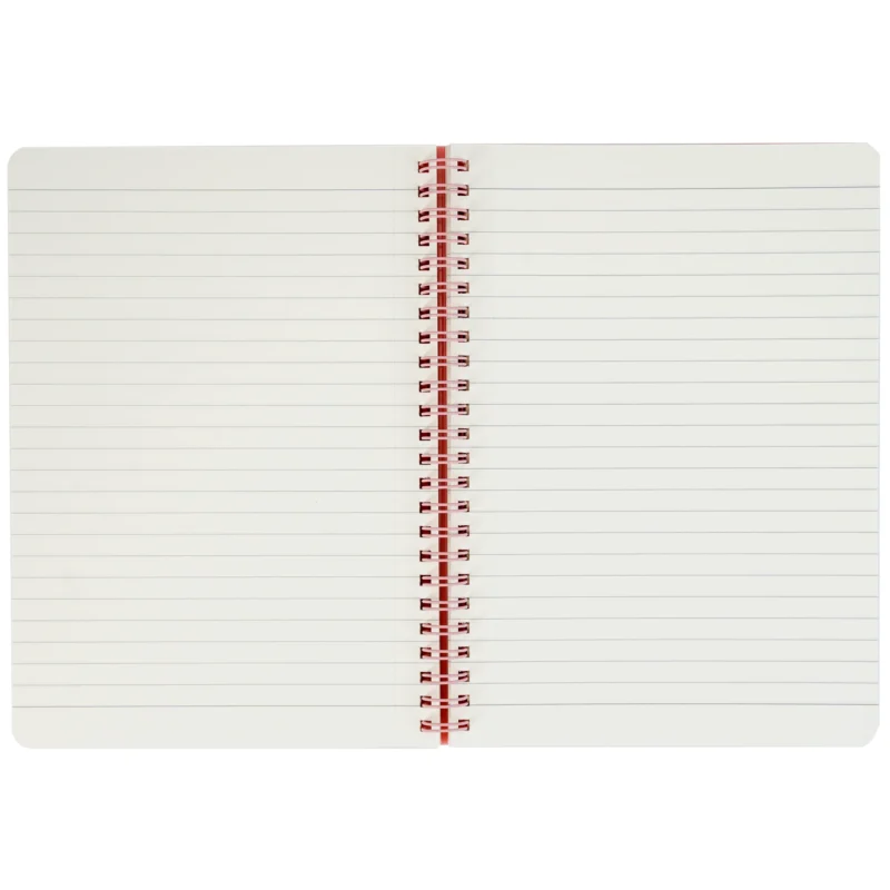 BRUSTRO Notes A5 Size, 1 Subject Ruled Notebook, 80 sheets / 160 pages, 70 gsm ivory paper, Blush Cover