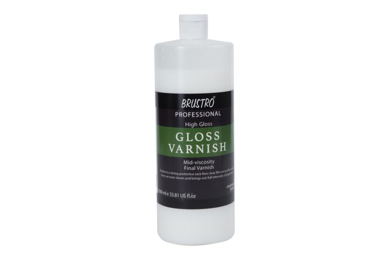 Brustro Artist's Varnish| High Gloss Finish |1000ml|Apply with Brush |Perfect Coating on Acrylic Painting,Non-yellowing,Transparent,Canvas,Paper, Artwork Protection. - Image 6