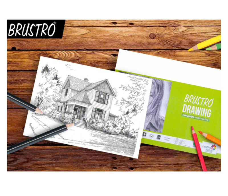 Brustro Artists' Drawing Paper 200gsm Jumbo - A4 (100 Sheets) - Image 5