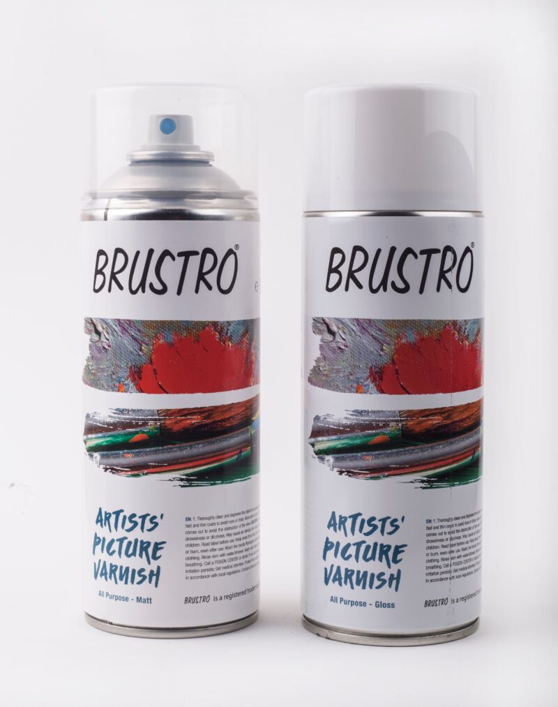 Brustro Combo - Matt & Gloss - 400 ml Spray can Each - Image 2