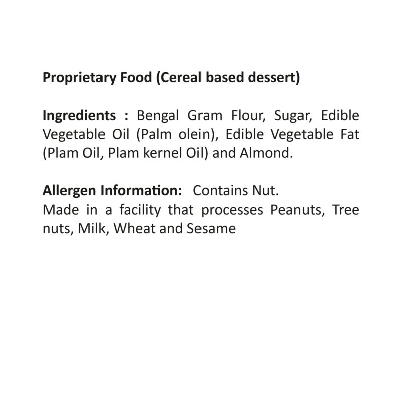 Lal Roasted Chana Burfi - 400gm - Image 3