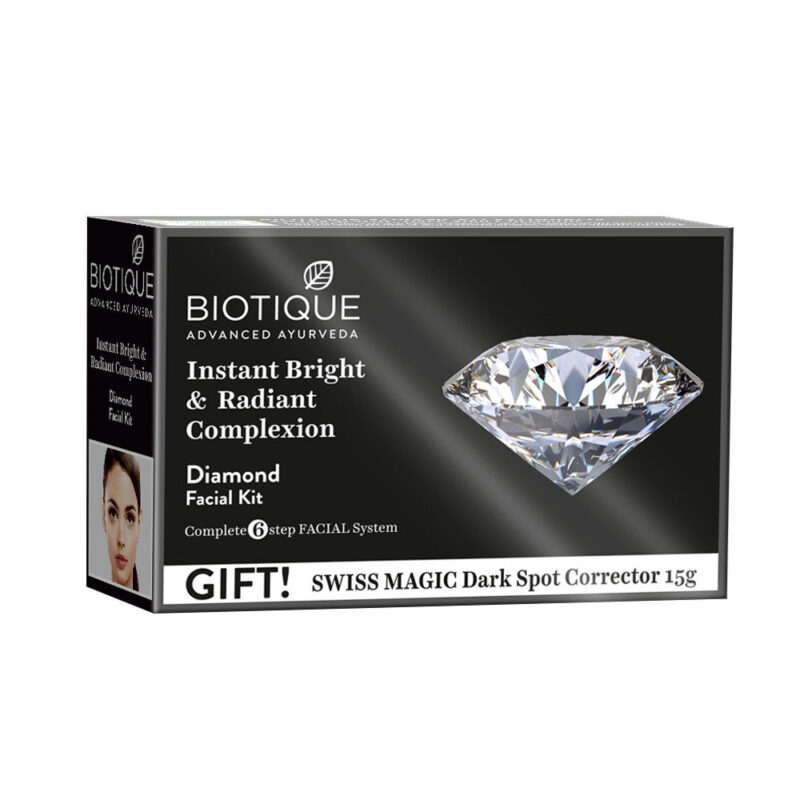 Biotique Diamond Instant Bright & Radiant Complexion Facial Kit - Image 2