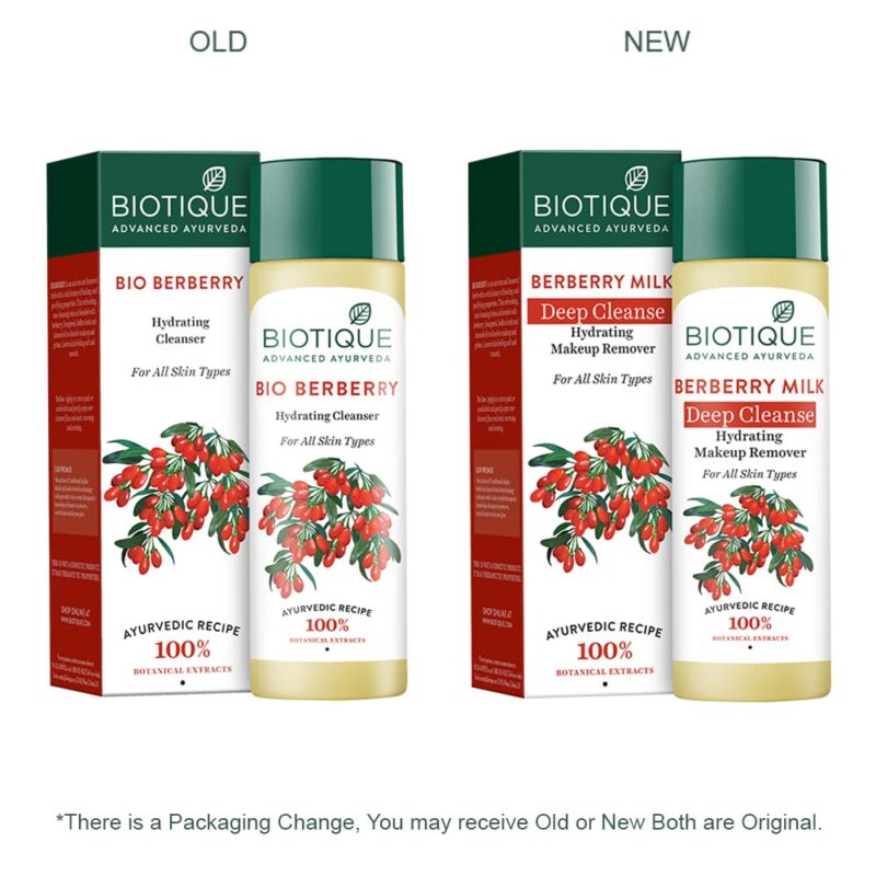 Biotique Berberry Milk Deep Cleanse Hydrating Makeup Remover - 120 ml - Image 3