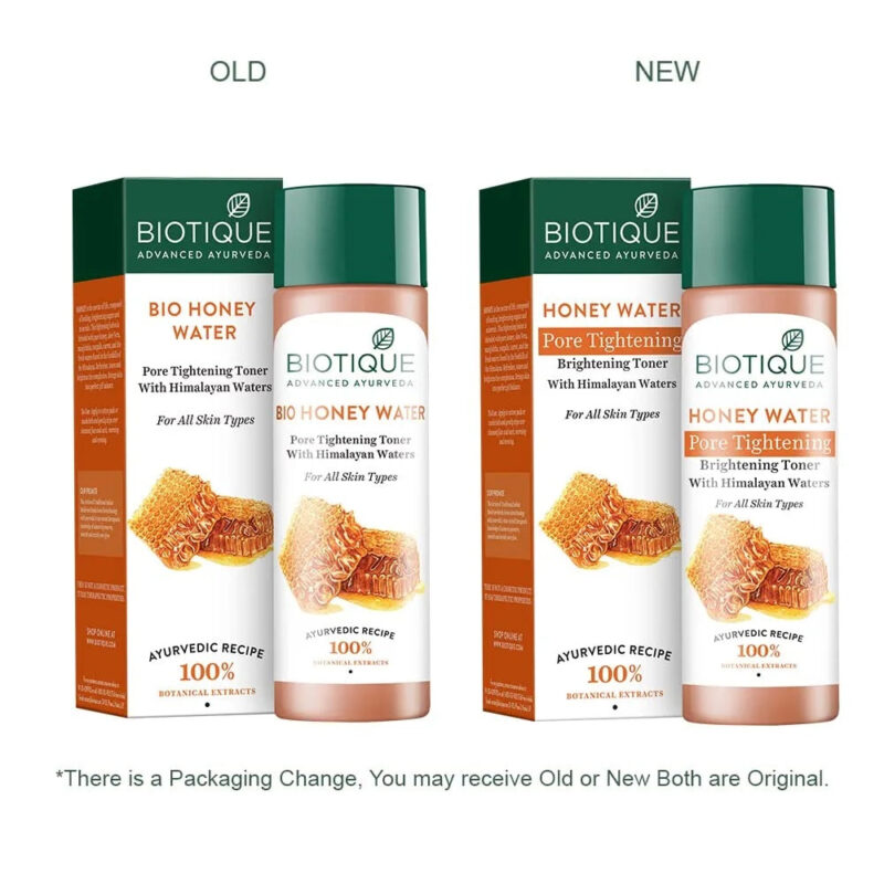 Biotique Honey Water Pore Tightening Toner With Himalayan Waters (120 ml) - Image 9