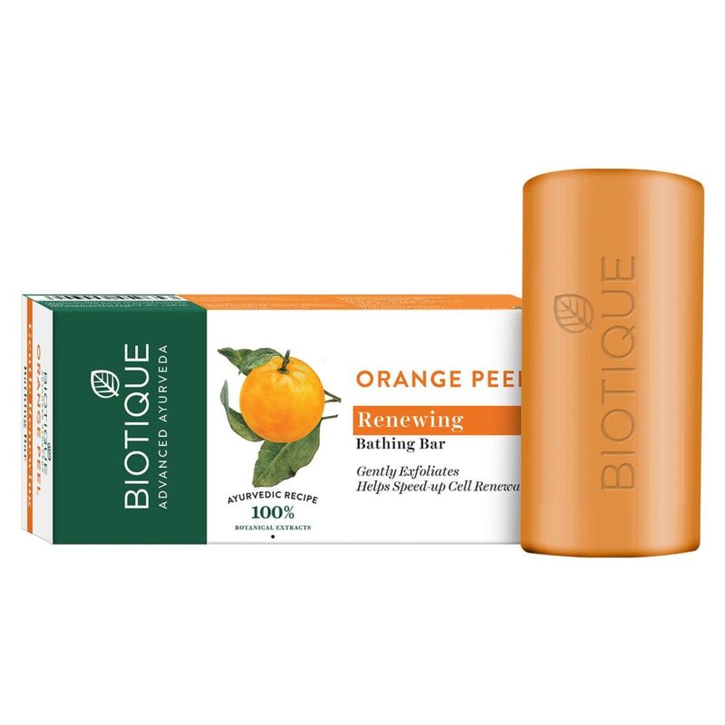 Biotique Advanced Ayurveda Orange Peel Revitalizing Body Soap - 150 gms - Image 9