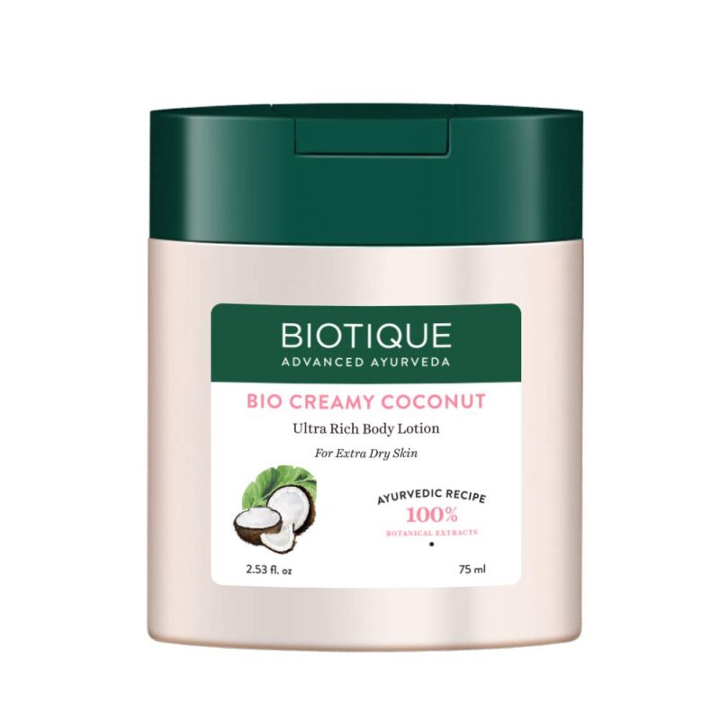 Biotique Creamy Coconut Deep Nourish Body Lotion for Extra Dry Skin