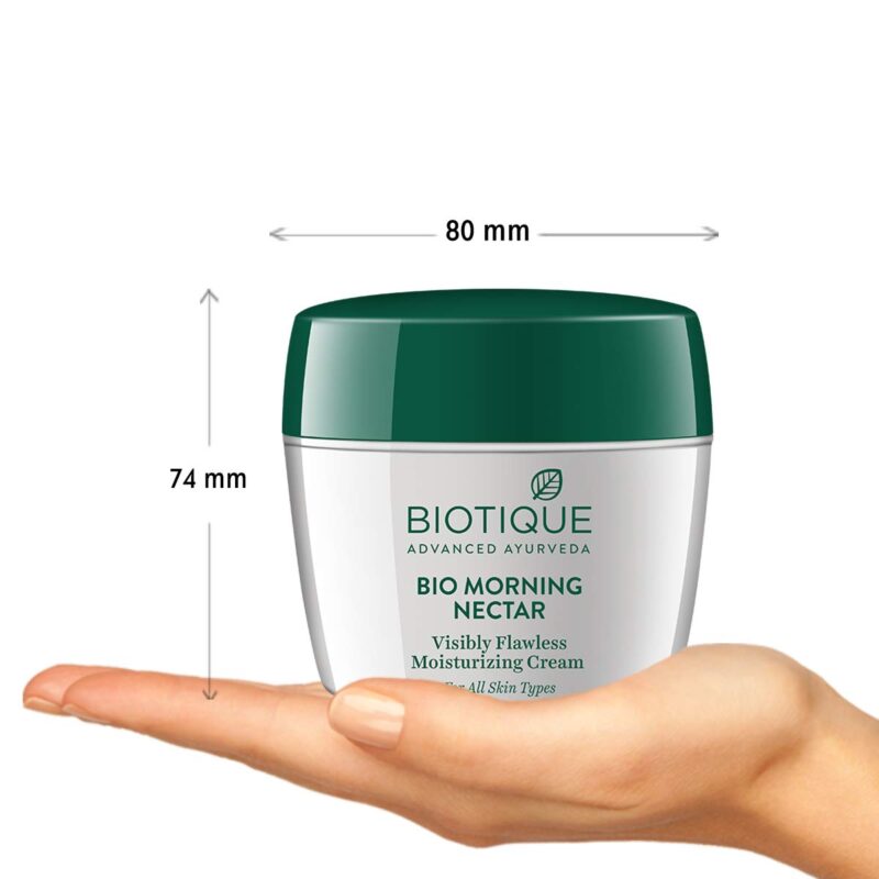 Biotique Morning Nectar Nourish & Hydrate Moisturizing Cold Cream For All Skin Types - Image 10