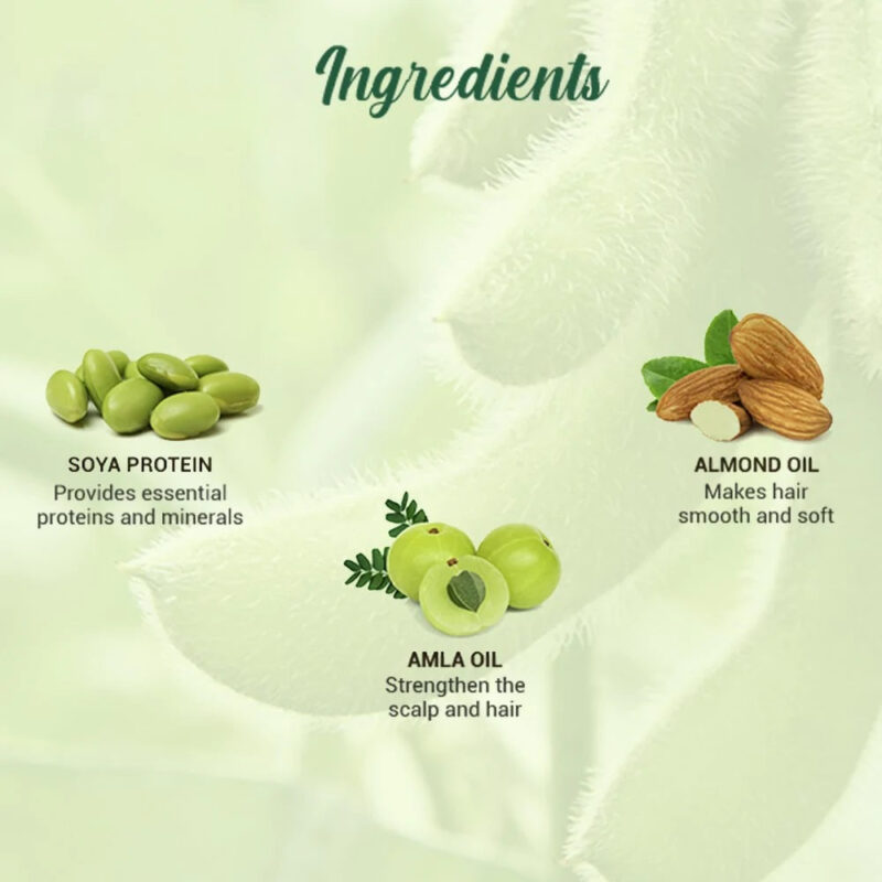 Biotique Soya Protein Intense Repair Shampoo for Dry, Damaged & Color Treated Hair - Image 4