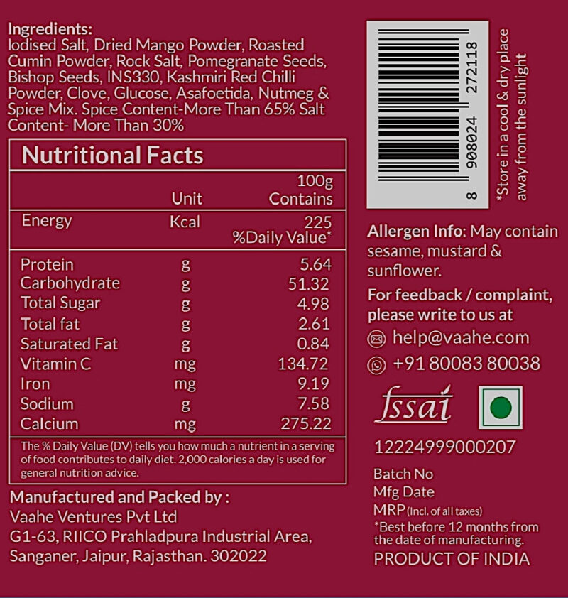 Vaahe Chaat Masala - Image 6