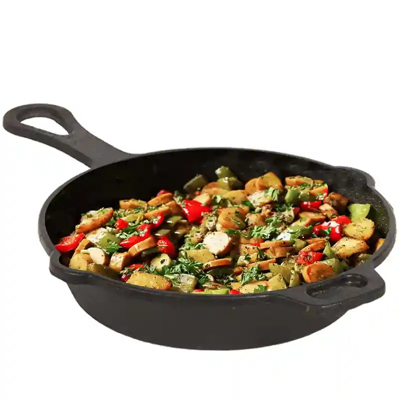 CASTrong Cast Iron Fry Pan/Skillet,Pre-seasoned, Nonstick, 100% Pure, Toxin-free, Induction, 23cm, 1.4L, 2.4kg - Image 14