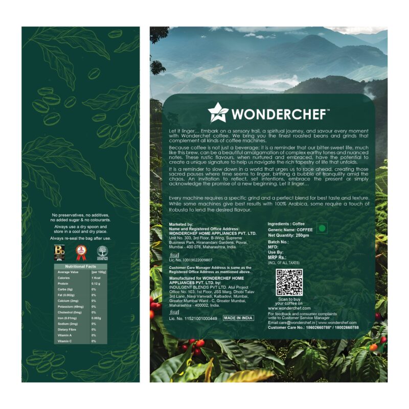 Coffee Powder for 15, 19 and 20 Bar Espresso Coffee Machines | 250 gm | Fresh Fine Grind | Medium-Dark Roast | Premium Quality Arabica | 100% Pure Coffee | Blend Earth - Image 6