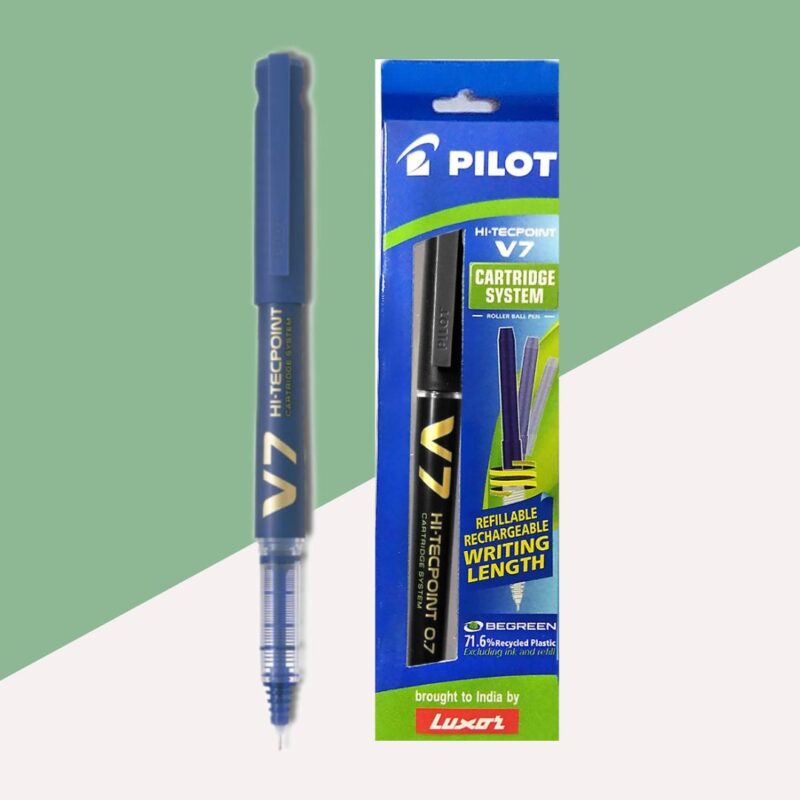 Pilot V7 Hitech Point Gel Pen Cartridge System – Green ( Pack of 1 )