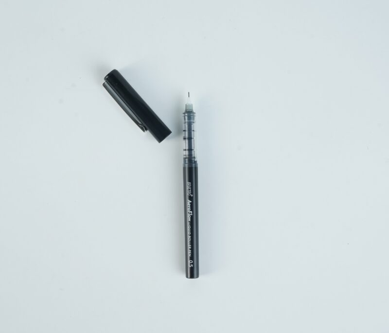 BRUSTRO AeroFlow Liquid Ink Rollerball Pens | Black | 0.5mm, Micro Tip | Pack of 3 | Ideal for Students, Professionals, Office, Exam use, Accurate Smooth Writing, Waterproof, Fade Resistant - Image 6