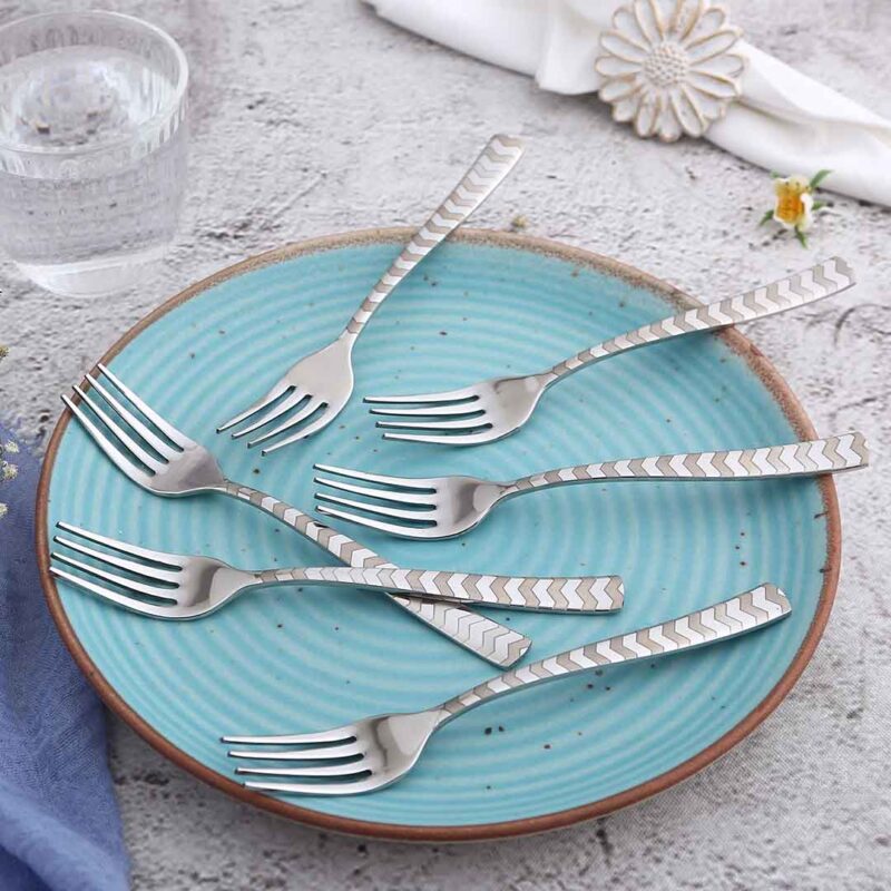 Roma Dinner Fork  - Laser Etching - Set of 6 pcs - Image 2