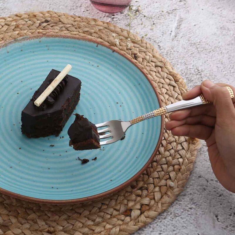 Roma Dinner Fork - Gold Plated - Set of 6pcs - Image 4