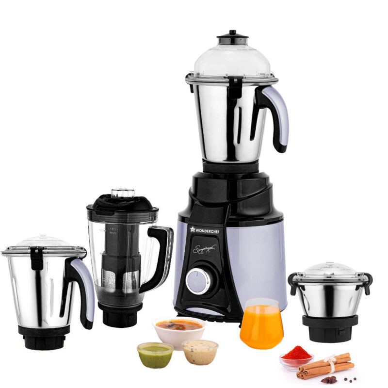 Galaxy Mixer Grinder 1000W | 100 Mins Non-Stop Grinding | 100% Copper Motor | Heavy Duty | Low Noise | Chutney Grinding, Dry Grinding, Wet Grinding, Juicing, Blending | 4 Jars | 2 Year Warranty - Image 7