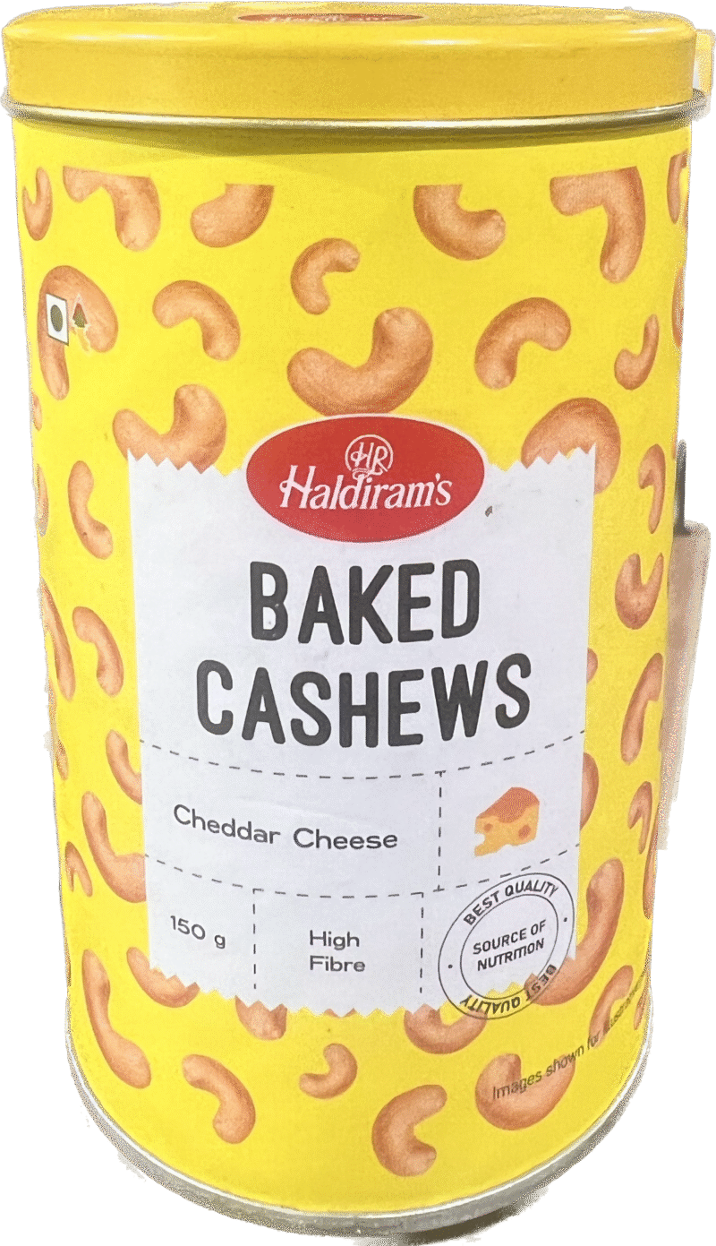 Haldiram Baked Cashew Cheddar Cheese ,150 g